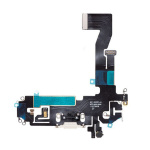 Laddkontakt med flex till iPhone 12 Pro, Vit