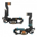 Laddkontakt med flex till iPhone 12 Pro, Guld