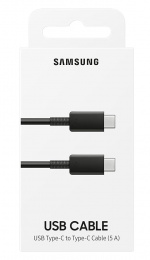 Samsung EP-DN975 Latauskaapeli USB-C - USB-C 5A, 1m, musta