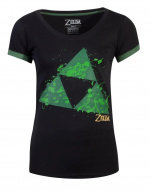 Zelda - Triforce Splatter Naisten T-paita, 2XL
