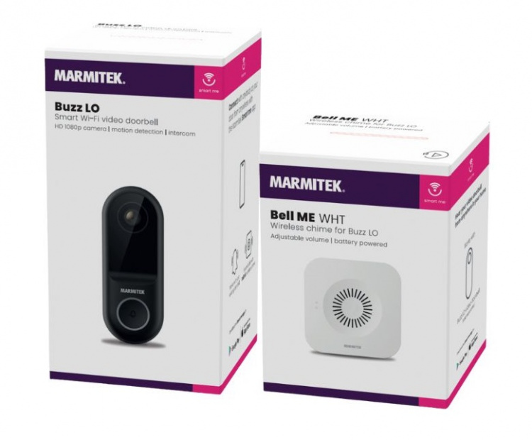 Marmitek Smart BuzzLO Video Ovikello HD1080p + Bell Me ovikello Marmitek Smart BuzzLO Video Ovikello HD1080p + Bell Me ovikello