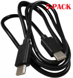 5-PAKKAUS USB-C-kaapeli - USB-C, 3A, 1m, musta 5-PAKKAUS USB-C-kaapeli - USB-C, 3A, 1m, musta