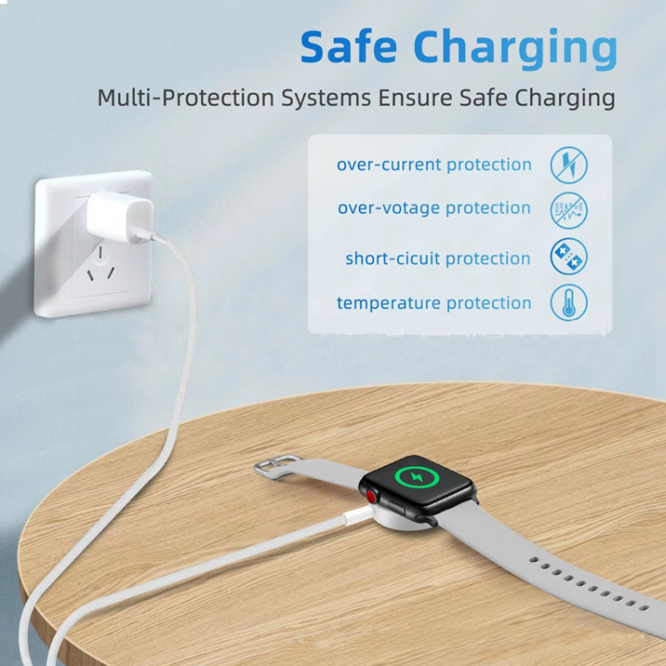 Magneettinen pikalaturi Apple Watchille, USB-C