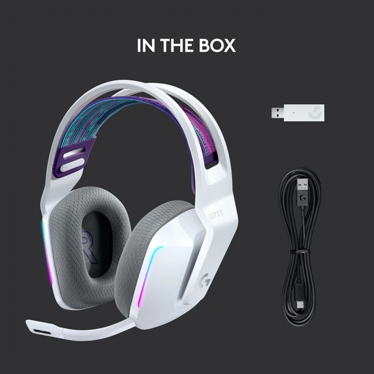 Logitech G733 Lightspeed Trådlöst RGB-Headset