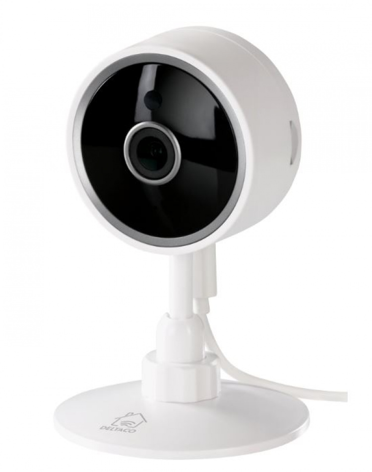 DELTACO SMART HOME Aloituspakkaus, jossa pistoke, kamera ja RGB-lamppu