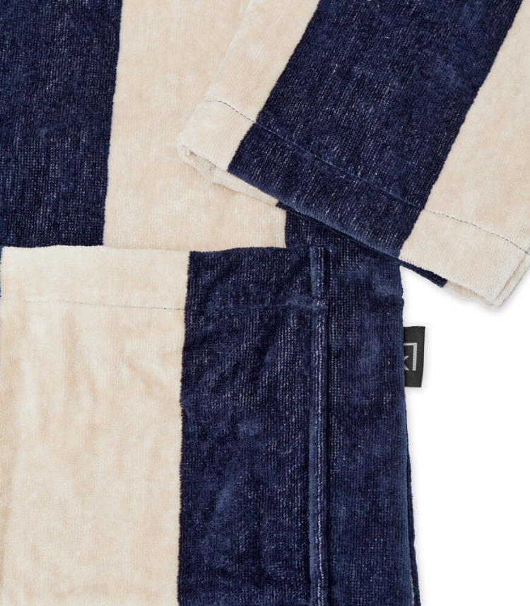 Kosta Linnewäfveri Baddrock Velour, Marin/Sand, S/M