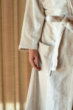 Kosta Linnewäfveri Baddrock Velour, Marin/Sand, S/M