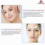 Cenocco Beauty CC-9102 Magneettinen mikrovärähtelykasvohierontalaite, jossa on LED-valo