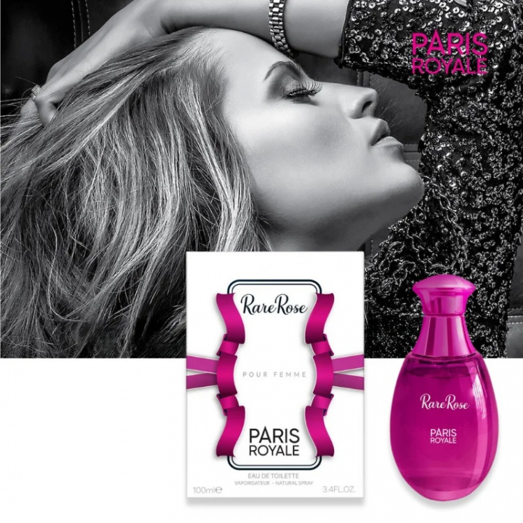 Paris Royale PR009: Rare Rose naiselle 100ml EDT