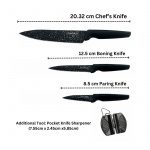 Royalty Line RL-MB3B 3kpl veitsisarja, jossa on miniveitsen teroitin