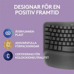 Logitech Wave-näppäimet - grafiitti Logitech Wave-näppäimet - grafiitti