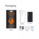 Karkaistua lasia näytönsuoja metalli kehys, iPhone 15 Karkaistua lasia näytönsuoja metalli kehys, iPhone 15