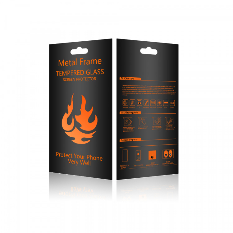 Karkaistua lasia näytönsuoja metalli kehys, iPhone 15 Karkaistua lasia näytönsuoja metalli kehys, iPhone 15