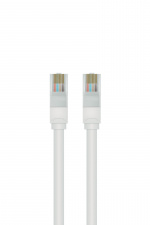 QNECT UTP liitäntäkaapeli CAT 5e, 1m, valkoinen