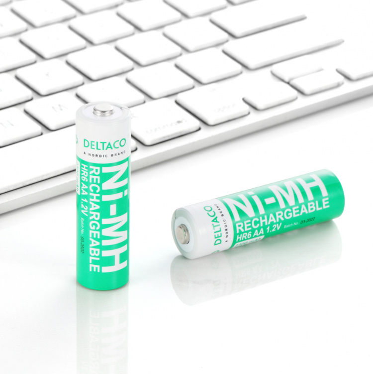 DELTACO Ultimate Ni-Mh ladattava, LR6/AA-koko, 2300mAh, 4-pack (SG)