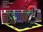 United GCS2491 Gaming Combo Set - Keyboard, Mouse, Mouse pad & Headset