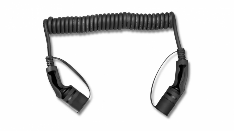 Freev EV-Charge 2500 Spiral 3 Phase Type 2 to Type 2 11kW/16A/7M Freev EV-Charge 2500 Spiral 3 Phase Type 2 to Type 2 11kW/16A/7M