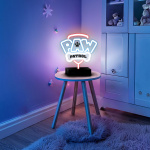 Paw Patrol OW-120146 Bordslampa med Neon LED, Logo  Paw Patrol OW-120146 Bordslampa med Neon LED, Logo