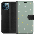 Lompakkokotelo Apple iPhone 12 Pro Max-laitteelle, jossa on Papinkello kuvio