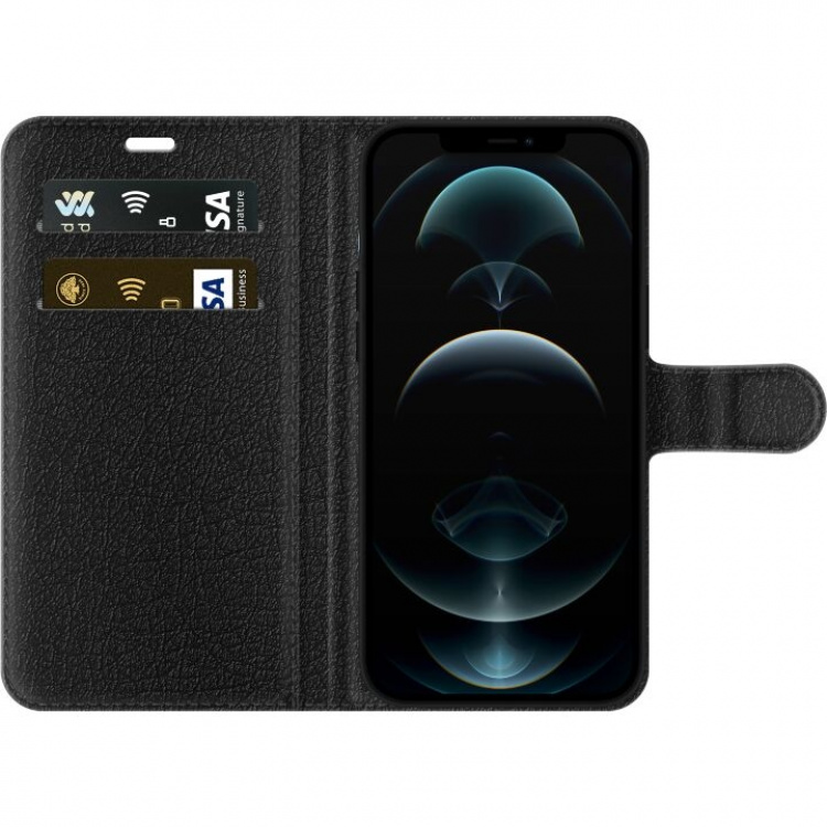 Lompakkokotelo Apple iPhone 12 Pro Max-laitteelle, jossa on Nalle kuvio