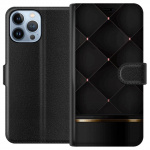 Lompakkokotelo Apple iPhone 13 Pro Max-laitteelle, jossa on Ylellinen linja kuvio Lompakkokotelo Apple iPhone 13 Pro Max-laitteelle, jossa on Ylellinen linja kuvio