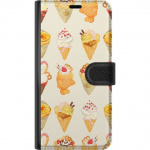 Lompakkokotelo Apple iPhone 15 Plus-laitteelle, jossa on Lasinen kuvio