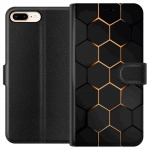 Lompakkokotelo Apple iPhone 7 Plus-laitteelle, jossa on Ylellinen Kuvio kuvio Lompakkokotelo Apple iPhone 7 Plus-laitteelle, jossa on Ylellinen Kuvio kuvio