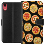 Lompakkokotelo Apple iPhone XR-laitteelle, jossa on Pizza kuvio Lompakkokotelo Apple iPhone XR-laitteelle, jossa on Pizza kuvio