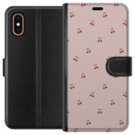Lompakkokotelo Apple iPhone XS Max-laitteelle, jossa on Kirsikka kuvio