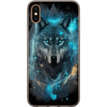 Kännykkäkuori Apple iPhone XS Max-laitteelle, jossa on Susi kuvio Kännykkäkuori Apple iPhone XS Max-laitteelle, jossa on Susi kuvio