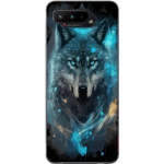 Kännykkäkuori Asus ROG Phone 5-laitteelle, jossa on Susi kuvio
