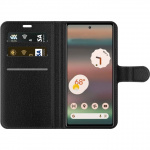 Lompakkokotelo Google Pixel 6a-laitteelle, jossa on Kultakiilto kuvio