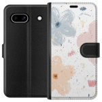 Lompakkokotelo Google Pixel 7a-laitteelle, jossa on Kukat kuvio