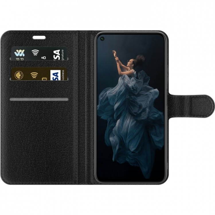 Lompakkokotelo Honor 20-laitteelle, jossa on Sydän kuvio Lompakkokotelo Honor 20-laitteelle, jossa on Sydän kuvio