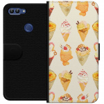 Lompakkokotelo Huawei P smart-laitteelle, jossa on Lasinen kuvio