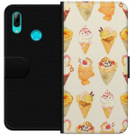 Lompakkokotelo Huawei P smart 2019-laitteelle, jossa on Lasinen kuvio Lompakkokotelo Huawei P smart 2019-laitteelle, jossa on Lasinen kuvio