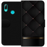 Lompakkokotelo Huawei P smart 2019-laitteelle, jossa on Ylellinen linja kuvio Lompakkokotelo Huawei P smart 2019-laitteelle, jossa on Ylellinen linja kuvio