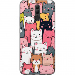 Kännykkäkuori Huawei Mate 20 lite-laitteelle, jossa on Kissan kuviointi kuvio