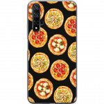 Kännykkäkuori Huawei nova 5T-laitteelle, jossa on Pizza kuvio