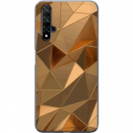 Kännykkäkuori Huawei nova 5T-laitteelle, jossa on 3D Kulta kuvio