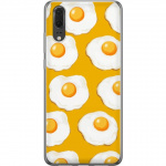 Kännykkäkuori Huawei P20-laitteelle, jossa on Paistettu muna kuvio