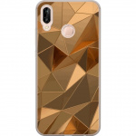 Kännykkäkuori Huawei P20 lite-laitteelle, jossa on 3D Kulta kuvio