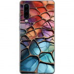 Kännykkäkuori Huawei P30-laitteelle, jossa on Metallikuviointi kuvio