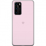 Kännykkäkuori Huawei P40-laitteelle, jossa on Sydän kuvio