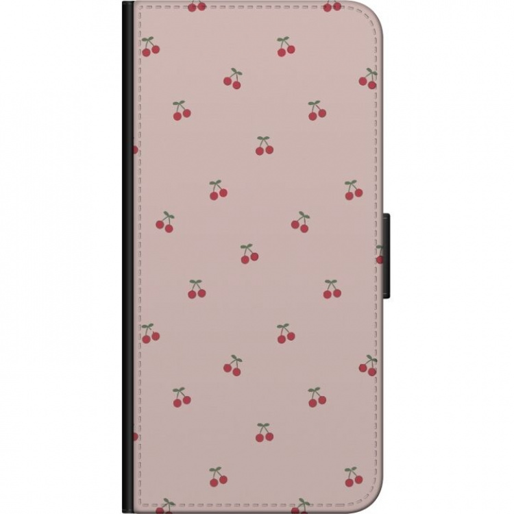 Lompakkokotelo Huawei P40 lite-laitteelle, jossa on Kirsikka kuvio