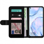 Lompakkokotelo Huawei P40 lite-laitteelle, jossa on Kirsikka kuvio