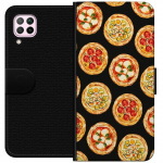 Lompakkokotelo Huawei P40 lite-laitteelle, jossa on Pizza kuvio Lompakkokotelo Huawei P40 lite-laitteelle, jossa on Pizza kuvio