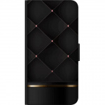 Lompakkokotelo Huawei Y6 (2019)-laitteelle, jossa on Ylellinen linja kuvio