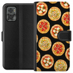 Lompakkokotelo Motorola Moto E22i-laitteelle, jossa on Pizza kuvio Lompakkokotelo Motorola Moto E22i-laitteelle, jossa on Pizza kuvio