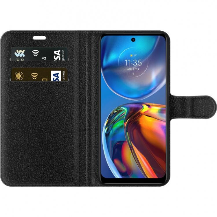 Lompakkokotelo Motorola Moto E32s-laitteelle, jossa on Ylellinen Kuvio kuvio